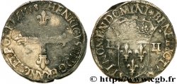 HENRI III Quart d écu, croix de face 1588 Nantes
