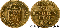 DUCHY OF BOUILLON - GODEFROY-MAURICE DE LA TOUR D AUVERGNE Liard de Bouillon