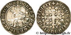 ITALIE - ROYAUME DE NAPLES - ROBERT D ANJOU Carlin d argent c. 1310-1340 Naples