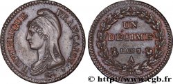 Un décime Dupré, grand module 1799 Paris F.129/24