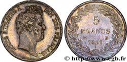5 francs type Tiolier avec le I, tranche en creux 1831 Toulouse F.315/22