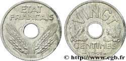 VINGT centimes État français, cannelures larges 1941 F.152/3