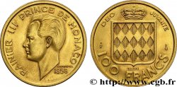 MONACO - PRINCIPAUTÉ DE MONACO - RAINIER III Essai de 100 francs or 1956 Paris