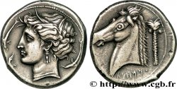 SICILE - SICULO-PUNIQUES - LILYBÉE Tétradrachme SUP