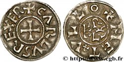 CHARLES II LE CHAUVE Denier TTB+/TTB