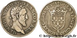 HENRY II Teston à la tête laurée, fabriqué au moulin 1553 Paris, Moulin des Étuves AU/XF