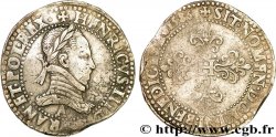 HENRI III Franc au col plat 1585 Paris