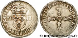 HENRI IV LE GRAND Quart d écu, écu de face, 2e type 1603 Aix-en-Provence