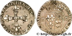 HENRI IV LE GRAND Quart d écu de Béarn 1591 Morlaàs