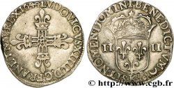 LOUIS XIV LE GRAND OU LE ROI SOLEIL Quart d écu, croix de face 1644 Bordeaux TTB+