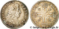 LOUIS XIV THE SUN KING Douzième d écu aux huit L, 1er type 1691 Paris