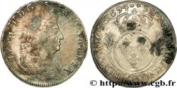 LOUIS XIV LE GRAND OU LE ROI SOLEIL Écu aux palmes 1694 Lille