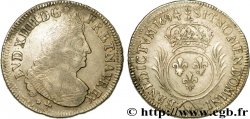 LOUIS XIV THE SUN KING Demi-écu aux palmes 1694 Montpellier