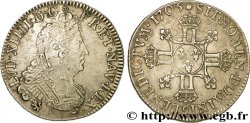 LOUIS XIV LE GRAND OU LE ROI SOLEIL Quart d’écu aux huit L, 2e type 1705 Rennes TTB