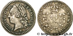 LOUIS XV DIT LE BIEN AIMÉ Vingtième d écu dit  à la vieille tête  1771 Paris TTB