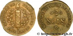 SIEGE OF MAINZ 2 sols 1793 Mayence