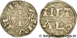 POITOU - COMTÉ DE POITOU - MONNAYAGE IMMOBILISÉ AU NOM DE CHARLES II LE CHAUVE Denier