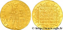 PAYS-BAS - PROVINCES-UNIES - HOLLANDE Ducat d or au chevalier 1753 Dordrecht