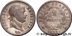 2 francs Napoléon Ier tête laurée, Empire français 1811 Bayonne F.255/31