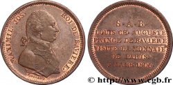 Monnaie de visite au module de 2 francs pour Maximilien de Bavière, refrappe 1806 VG.1506