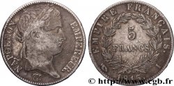 5 francs Napoléon Empereur, Cent-Jours 1815 Limoges F.307A/4