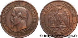 Dix centimes Napoléon III, tête nue 1857 Lille F.133/46