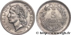 5 francs Lavrillier, aluminium, 9 fermé 1948 F.339/14