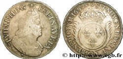 LOUIS XIV LE GRAND OU LE ROI SOLEIL Écu aux palmes 1694 Strasbourg