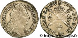 LOUIS XIV LE GRAND OU LE ROI SOLEIL Vingt sols aux insignes 1708 La Rochelle