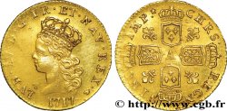 LOUIS XV DIT LE BIEN AIMÉ Demi-louis d’or aux quatre écus couronnés 1717 Paris