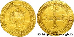 LOUIS XI THE  PRUDENT  Écu d or au soleil 02/11/1475 Saint-Lô XF