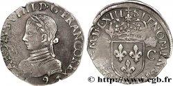 CHARLES IX Demi-teston, 2e type 1563 (MDLXIII) Rennes