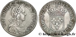 LOUIS XIV LE GRAND OU LE ROI SOLEIL Écu à la mèche longue 1651 Paris