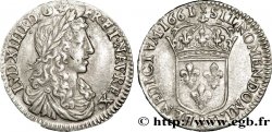 LOUIS XIV LE GRAND OU LE ROI SOLEIL Douzième d écu au buste juvénile, 1er type 1661 Paris TTB+