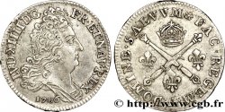 LOUIS XIV THE SUN KING Dix sols aux insignes 1706 Paris