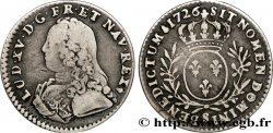 LOUIS XV THE WELL-BELOVED Dixième d’écu aux branches d’olivier, buste habillé 1726 Reims