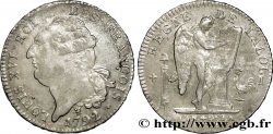 LOUIS XVI Écu dit au génie , légende FRANÇOIS 1792 Limoges