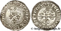 MONNAYAGE DU DUC DE BOURGOGNE AU NOM DE CHARLES VI LE FOU OU LE BIEN AIMÉ Gros dit florette n.d. Châlons-en-Champagne