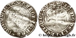 CHARLES VII LE VICTORIEUX Blanc à la couronne 28/01/1436 Châlons-en-Champagne