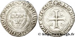 CHARLES VIII Blanc à la couronne 24/04/1488 Châlons-en-Champagne