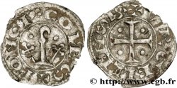 ESPAGNE - MARCHES D ESPAGNE - CATALOGNE - ÉVÊCHÉ D URGEL - PIERRE II D ARAGON (1347-1408) Denier