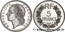 Essai de 5 francs Lavrillier, en nickel 1933 F.336/1