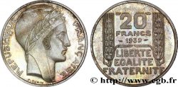 Essai de 20 francs Turin, poids moyen 1939  G.853 