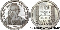 Préparation de la 10 francs Pétain, moyen module, listel large, 26 mm, 6,5 g - Essai n.d.  Maz.2606 e FDC