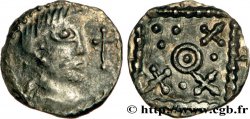 ENGLAND - ANGLO-SAXONS Sceat à la tête et au carré perlé, Série G, type 3a