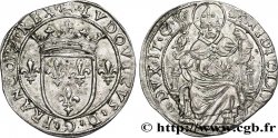 ITALY - DUCHY OF MILAN - LOUIS XII Gros royal de six sous c. 1500-1512 Milan fVZ/SS