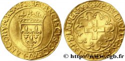 FRANÇOIS IER LE RESTAURATEUR DES LETTRES Écu d or à la croisette, 1er type n.d. Lyon TTB+