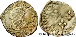 CHARLES X, CARDINAL DE BOURBON Double tournois, type de Dijon 1594 Dijon