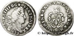 LOUIS XIV LE GRAND OU LE ROI SOLEIL Quadruple sol aux deux L 1692 Poitiers