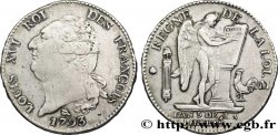 LOUIS XVI (MONARQUE CONSTITUTIONNEL) Écu dit au génie , type FRANÇOIS 1793 Toulouse